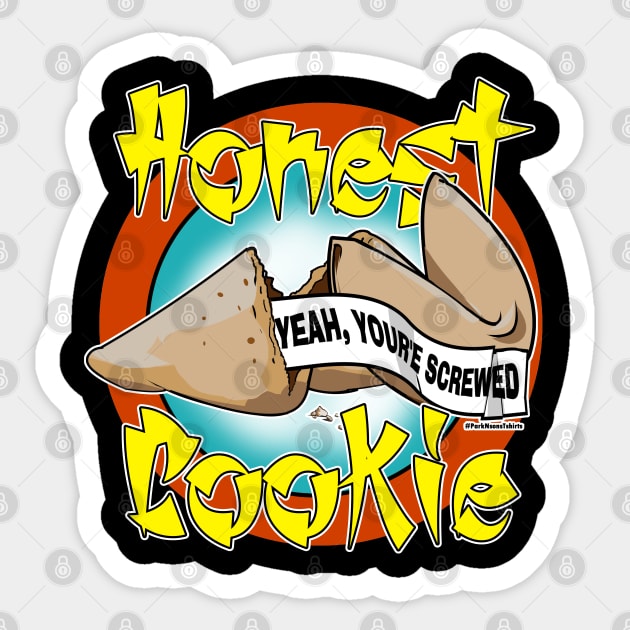 Honest Fortune Cookie Sticker by SteveW50